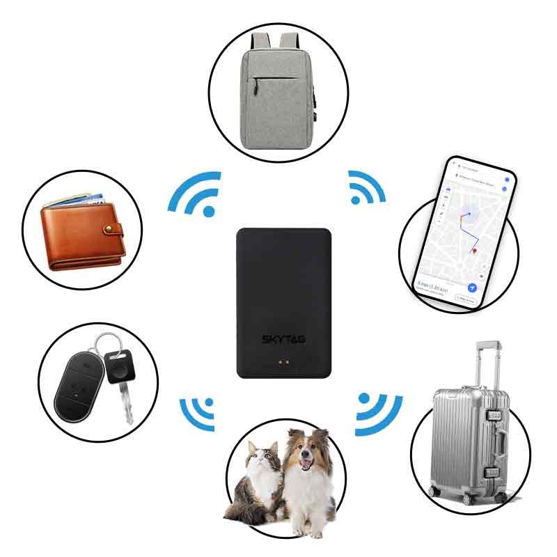 Convenient Smart GPS Tracker & Locator Key Finder MFI Small Finder Tag Remote Control with 3G Feature for Wallet and Card
